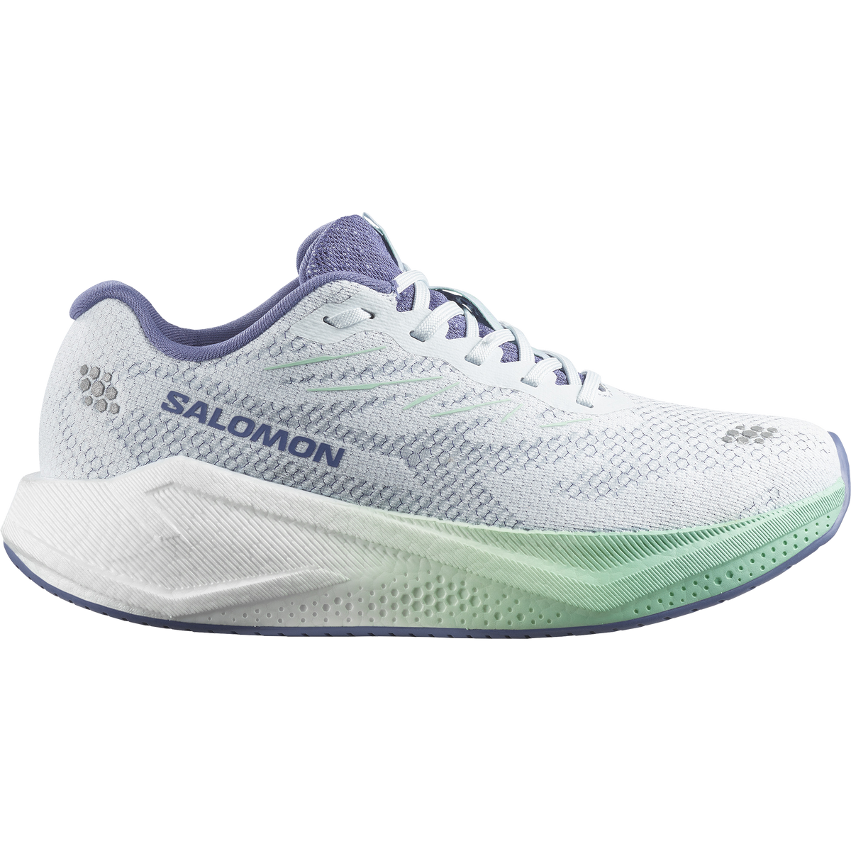 Salomon Aero Blaze 4 women's road running shoe in Ancient Water / White / Heron