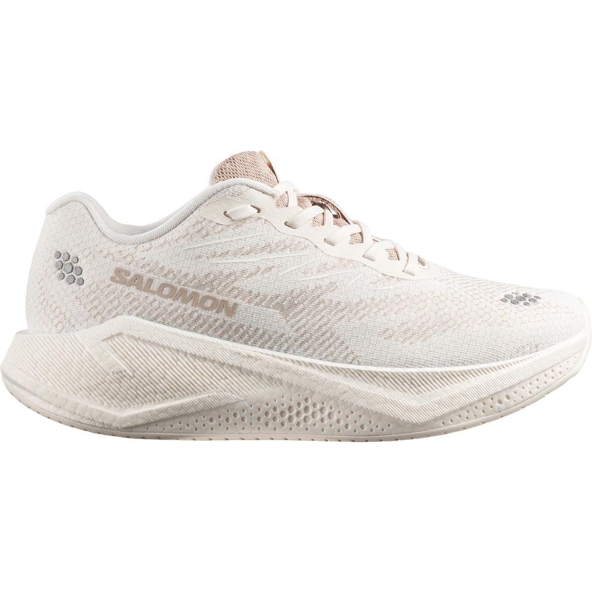 Salomon Aero Blaze 4 women's road running shoe in Vanilla Ice / Vanilla Ice / White
