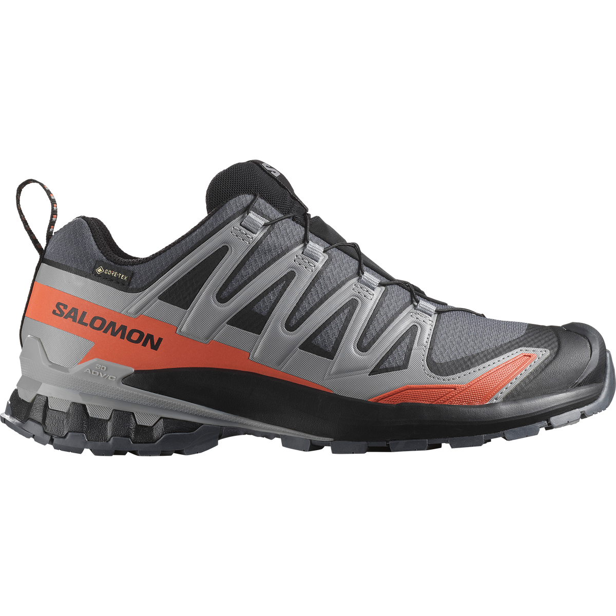 Salomon XA Pro 3D V9 Wide GORE-TEX men's trail running shoe in TURBULENCE/BLACK/BURNT OCHRE