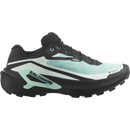 Salomon Genesis 2 GTX trail running shoe in Lichen/Black/Clearly Aqua - Women's