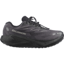 Salomon Aero Blaze 4 GRVL Gore-Tex women's gravel running shoe in BLACK/BLACK/PALOMA - side view
