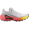 Salomon Genesis 2 women's trail running shoe in GRAY VIOLET/SAFETY YELLOW/NEON FLAME