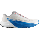 Salomon Pulsar men's trail running shoe in LUNAR ROCK/WHITE/FRENCH BLUE - side view