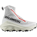 Salomon S/LAB Ultra Dust trail running shoe in WHITE/FIERY RED/VANILLA ICE