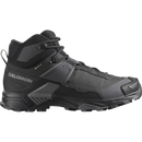Salomon X Ultra 5 Mid Wide GORE-TEX men's hiking boot in BLACK/ASPHALT/CASTLEROCK