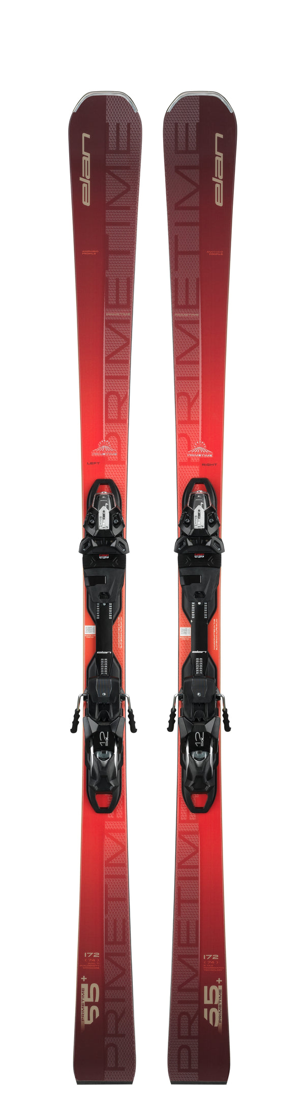 Elan Primetime 55 FX Skis + EMX 12.0 Binding System - 2025 | Versatile Carving Ski with Enhanced Support and Maneuverability