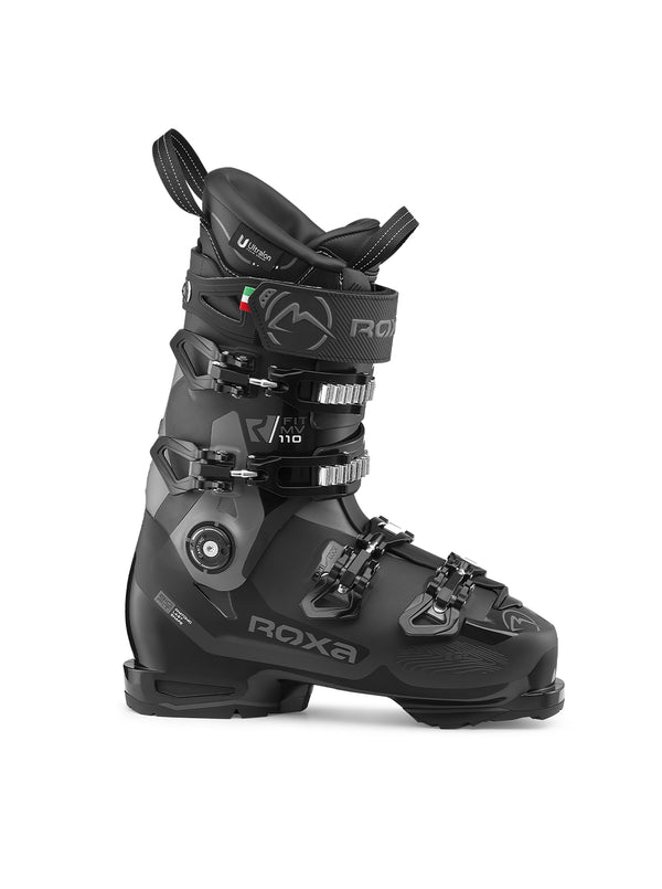 Roxa R-Fit MV 110 Ski Boots - Black/Anthracite | Comfortable and Reliable Performance for Intermediate to Advanced Skiers