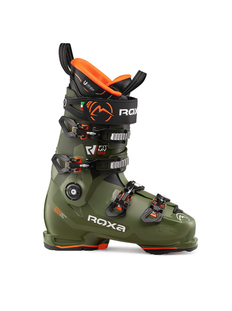 Roxa R-Fit MV 120 Ski Boots - Moss/Dark Moss | High-Performance Fit for Advanced Skiing