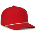 Outdoor Cap 550PF Performance 5-Panel Cap – High Crown Structured Hat with Moisture-Wicking Sweatband & Visor Cord