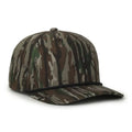Outdoor Cap 551 Camo Perforated 5-Panel Trucker Hat – High Crown, Structured Polyester Camo Cap with Moisture-Wicking Sweatband