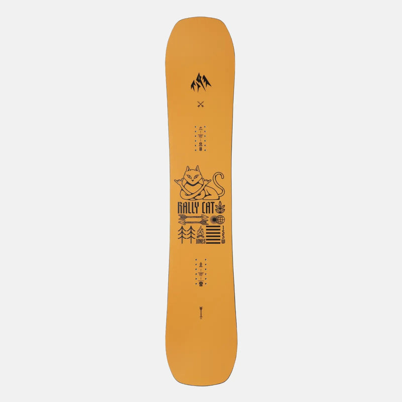 Jones Rally Cat Snowboard - Men's 2025| Capability to handle high speeds with ease, Easy to maneuver