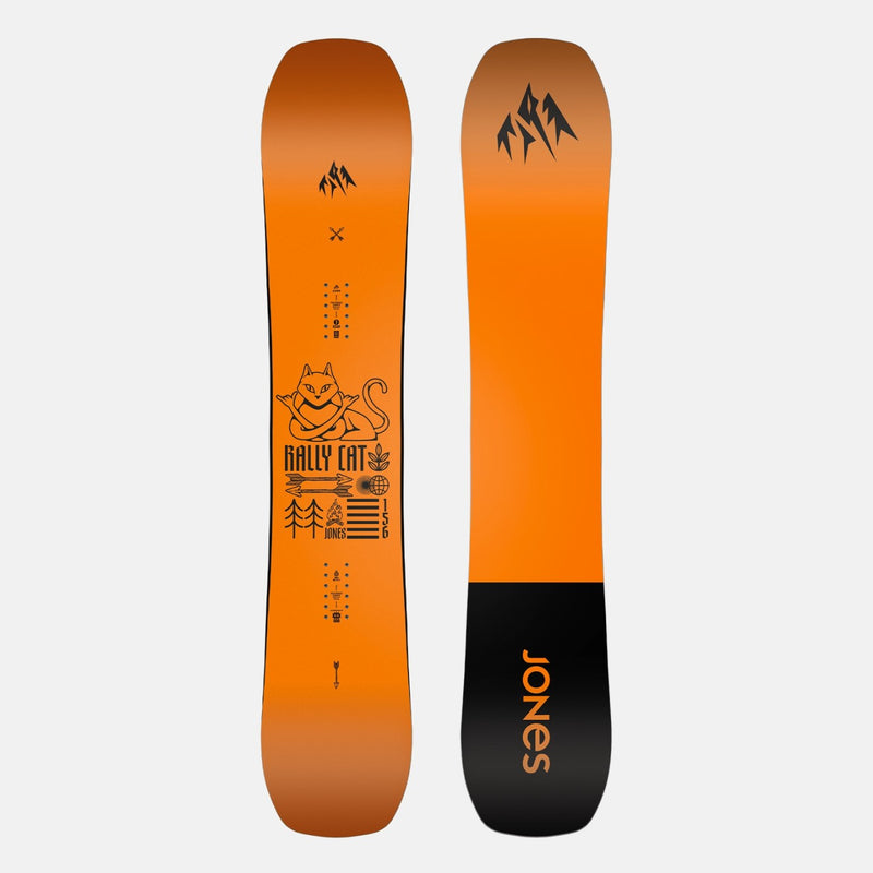 Jones Rally Cat Snowboard - Men's 2025| Capability to handle high speeds with ease, Easy to maneuver