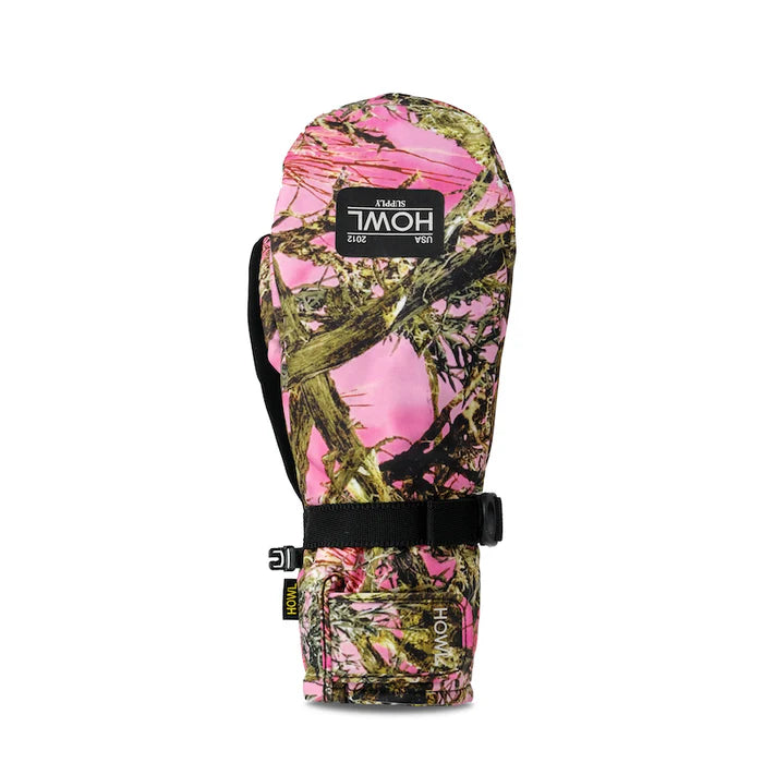 Howl Fairbanks Mitt – 10K Waterproof Snowboard Mittens with Hyperloft Insulation, Vegan Leather Palms & Removable Leash