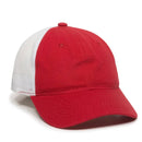 Outdoor Cap FWT-130 Garment Washed Trucker Hat – Unstructured Low Crown, Mesh Back, Adjustable Closure