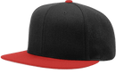 Richardson 510 Flatbill Snapback Cap Wool Blend Hat Hi-Profile Adjustable Snapback