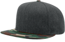 Richardson 510 Flatbill Snapback Cap Wool Blend Hat Hi-Profile Adjustable Snapback