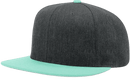 Richardson 510 Flatbill Snapback Cap Wool Blend Hat Hi-Profile Adjustable Snapback
