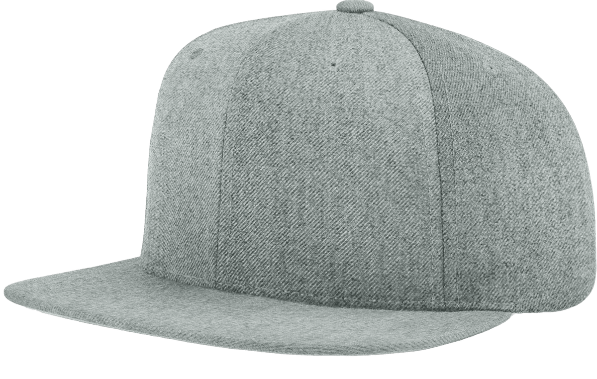 Richardson 510 Flatbill Snapback Cap Wool Blend Hat Hi-Profile Adjustable Snapback