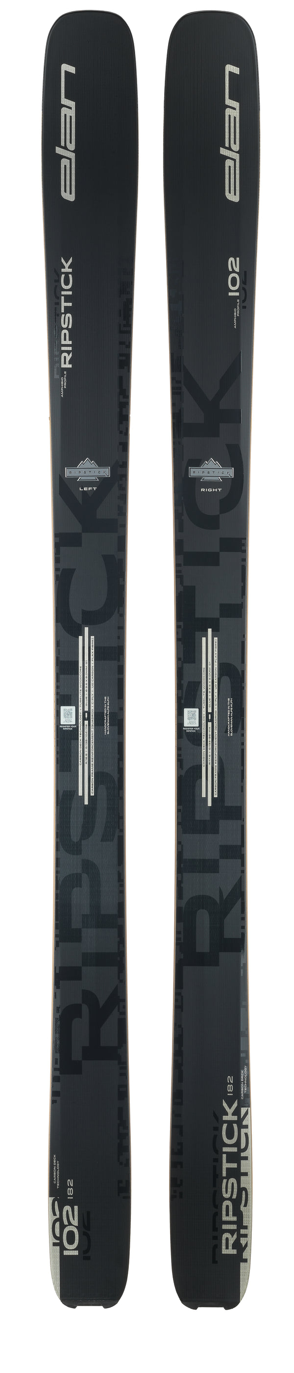 Elan Ripstick 102 Black Edition Skis - Men's 2025 | Powerful, Agile, and Versatile for All-Terrain Adventures