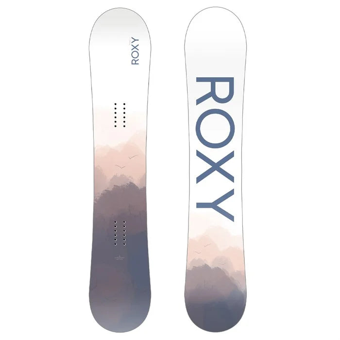 Roxy Raina Snowboard - Women's 2025 | A fun, easy-to-ride board that helps beginners advance to the next level