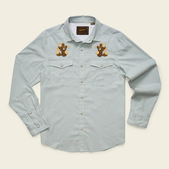 Howler Bros Gaucho Snap Men's Shirt – Classic Western Style with Comfortable, Durable Fabric and Snap Closure