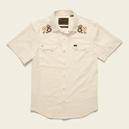Howler Bros Crosscut Deluxe Men's Short Sleeve Shirt – Premium Comfort, Breathable Fabric, and Stylish Design for Everyday Wear