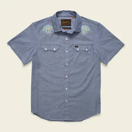 Howler Bros Crosscut Deluxe Men's Short Sleeve Shirt – Premium Comfort, Breathable Fabric, and Stylish Design for Everyday Wear