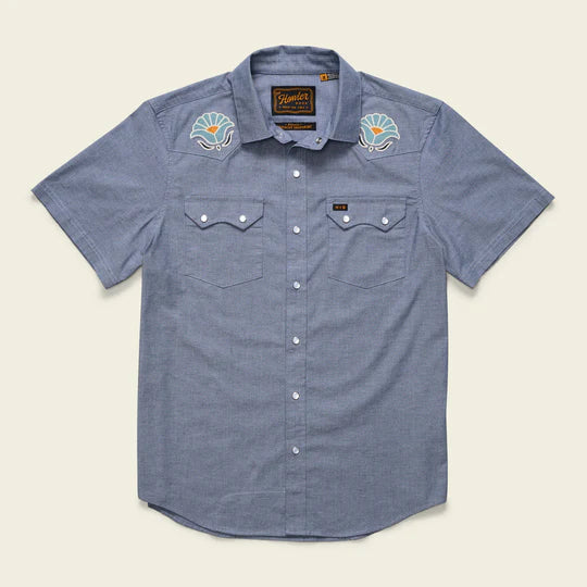 Howler Bros Crosscut Deluxe Men's Short Sleeve Shirt – Premium Comfort, Breathable Fabric, and Stylish Design for Everyday Wear