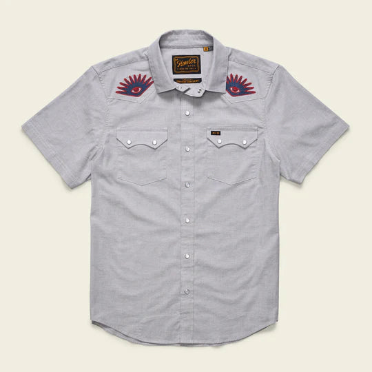 Howler Bros Crosscut Deluxe Men's Short Sleeve Shirt – Premium Comfort, Breathable Fabric, and Stylish Design for Everyday Wear