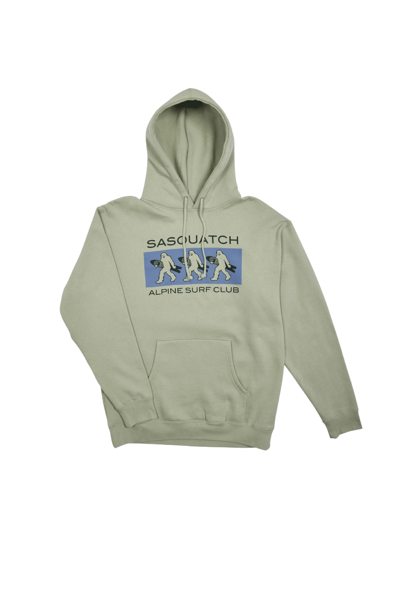 Airblaster Sasquatch ASC Hoodie in Dusty Sage | Cozy and Stylish Medium Fit Hoodie for Everyday Comfort and Outdoor Adventures