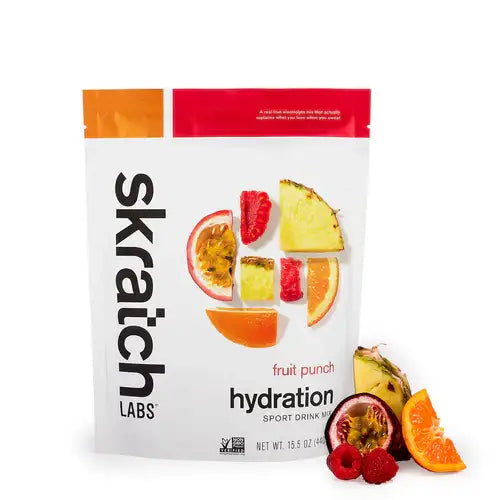 Skratch Labs Sport Hydration Mix, 20-Serving Pouch – Fruit Punch