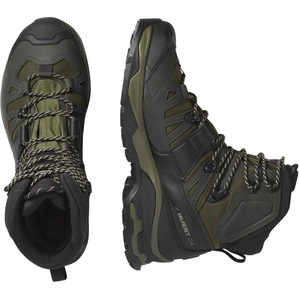 Salomon Quest 4 Gore-Tex Men\'s Hiking Boots Size 11.5 - Olive Night/Peat/Safari Shop Men main image 3
