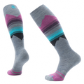 Smartwool Women's Ski Targeted Cushion Pattern Over The Calf Socks | Combine Style and Comfort: High-Performance Socks for Skiing with Bold Design