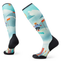 Smartwool Women's Ski Targeted Cushion Snow Bunny Print Over The Calf Socks | Hit the Slopes in Style: Advanced Comfort and Performance with Ski Socks for Women