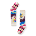 Smartwool Kids' Full Cushion Mountain Moose Pattern Over The Calf Socks | Equip Your Kids for Epic Snow Days: Ultimate Comfort and Style for Winter Sports