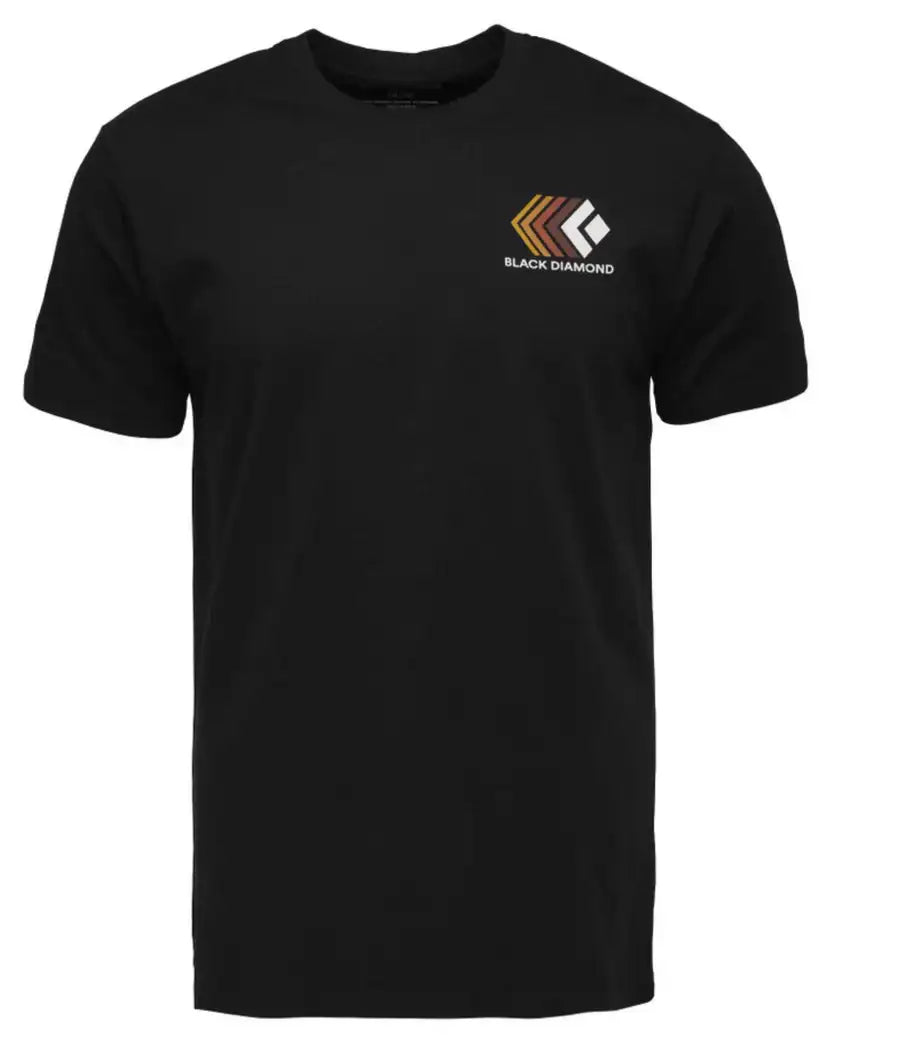 Black Diamond Men's Faded Short Sleeve Tee – Organic Cotton & Everyday Comfort