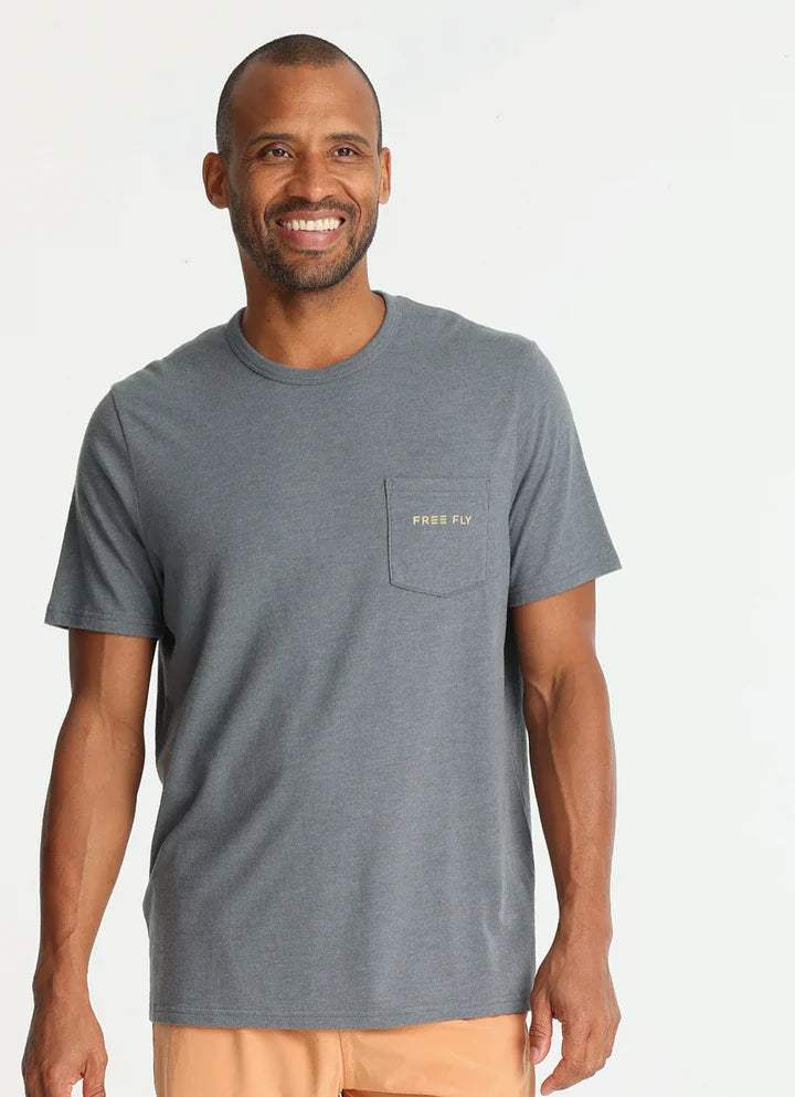 Free Fly Men's Sun & Surf Pocket Tee