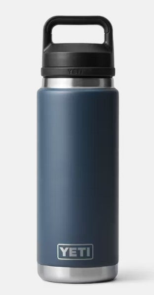 YETI Rambler 26 oz Bottle with Chug Cap – Large, Vacuum‑Insulated Stainless Steel Water Bottle for Fast Hydration & All‑Day Temperature Control