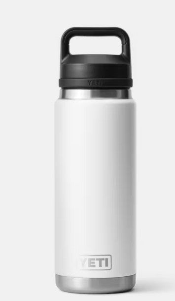 YETI Rambler 26 oz Bottle with Chug Cap – Large, Vacuum‑Insulated Stainless Steel Water Bottle for Fast Hydration & All‑Day Temperature Control