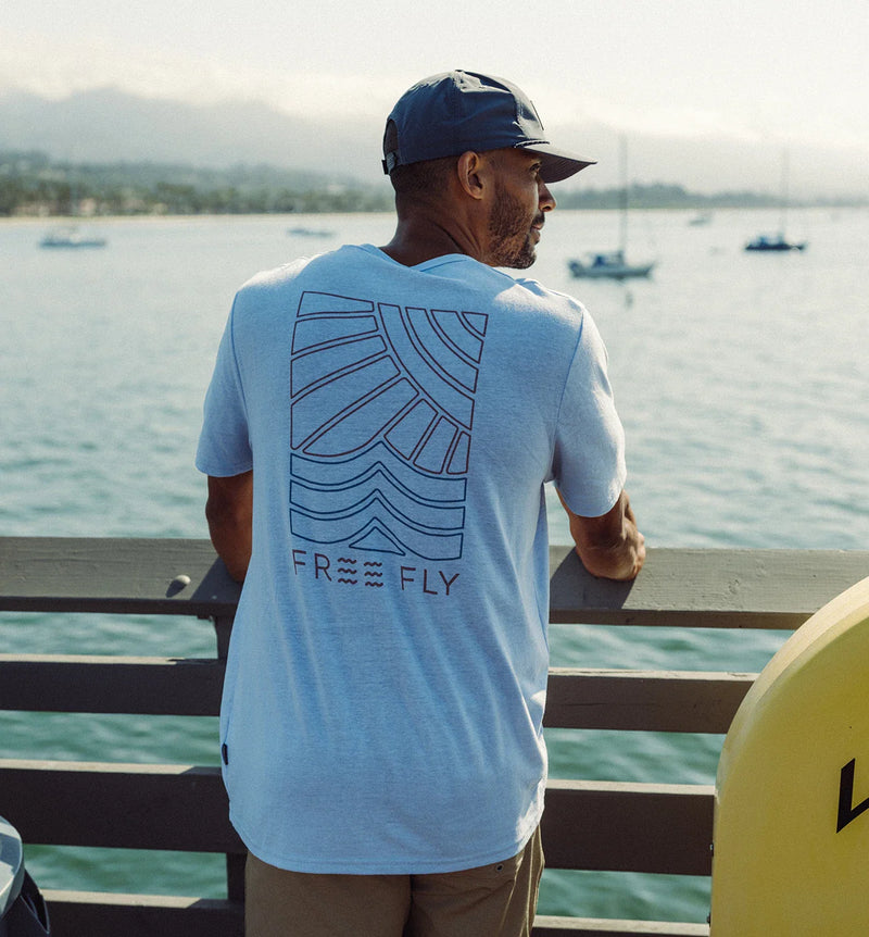 Free Fly Sun & Surf Men's Pocket T-Shirt