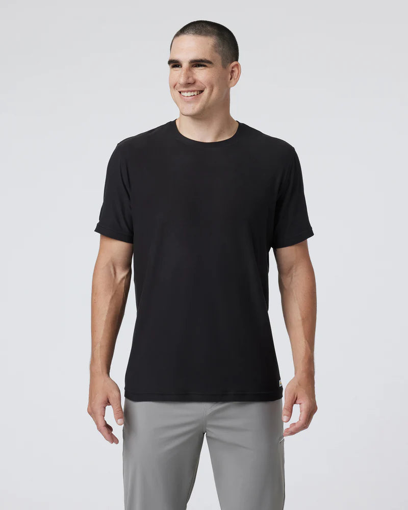 Vuori Strato Tech Tee - Men's | Ultra-Soft, Moisture-Wicking Performance T-Shirt for Training & Everyday Comfort