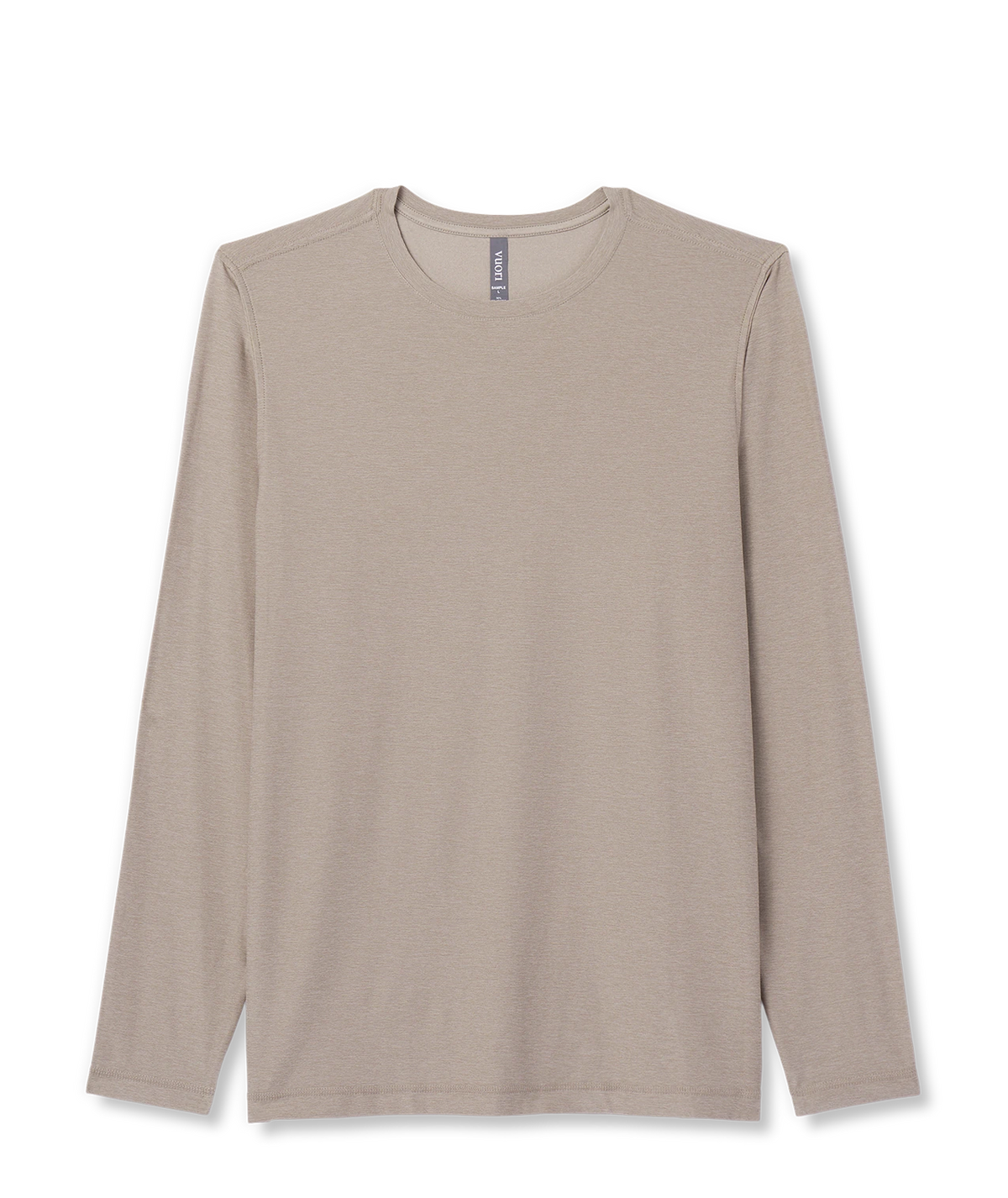 Vuori Long Sleeve Strato Tech Tee Men’s in Acorn Heather