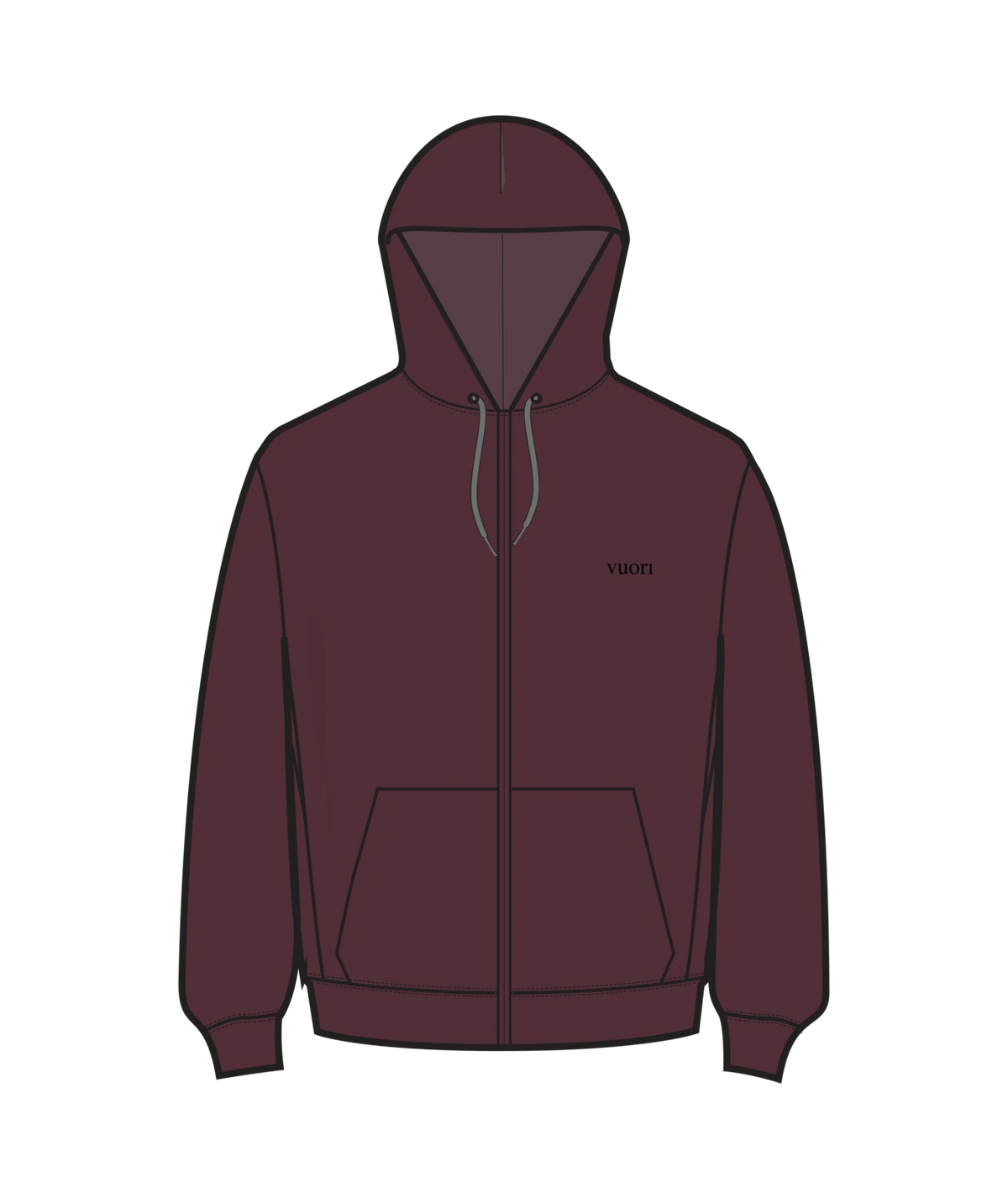 Vuori Galaxy Full Zip Men’s in Fig