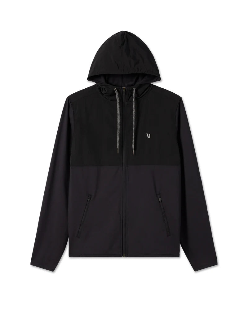Vuori Sunday Element Jacket – Men’s Performance Stretch Hooded Jacket