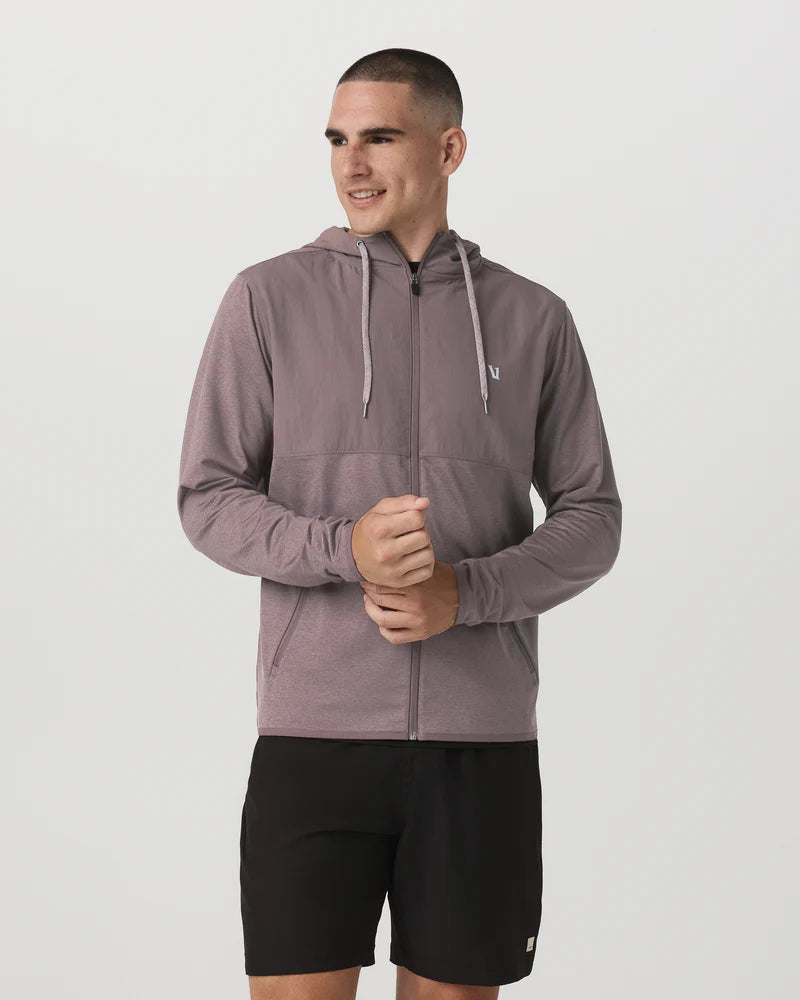 Vuori Sunday Element Jacket – Men’s Performance Stretch Hooded Jacket