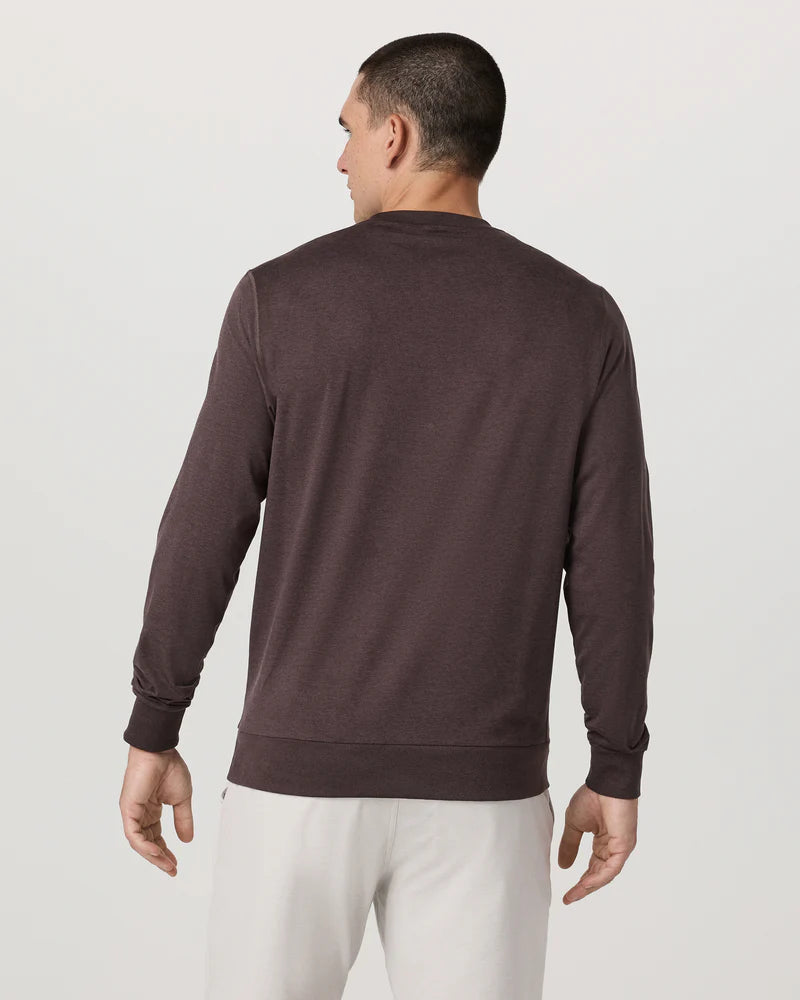 Vuori Ponto Performance Crew - Men's | Ultra-Soft, Lightweight & Moisture-Wicking Crewneck for All-Day Comfort