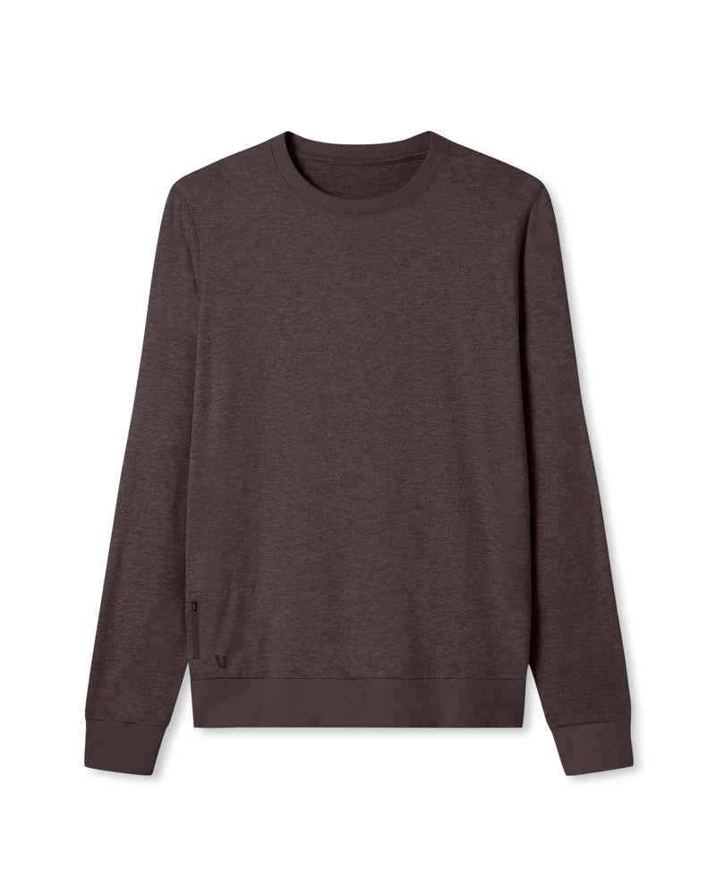 Vuori Ponto Performance Crew - Men's | Ultra-Soft, Lightweight & Moisture-Wicking Crewneck for All-Day Comfort