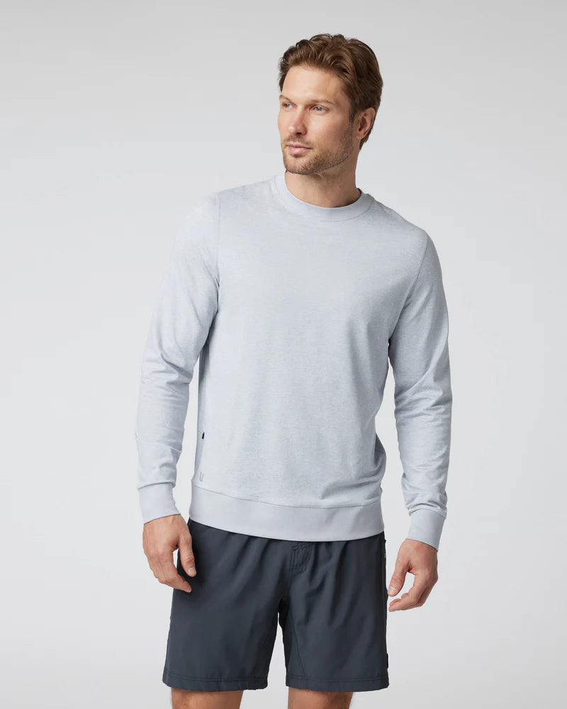 Vuori Ponto Performance Crew - Men's | Ultra-Soft, Lightweight & Moisture-Wicking Crewneck for All-Day Comfort