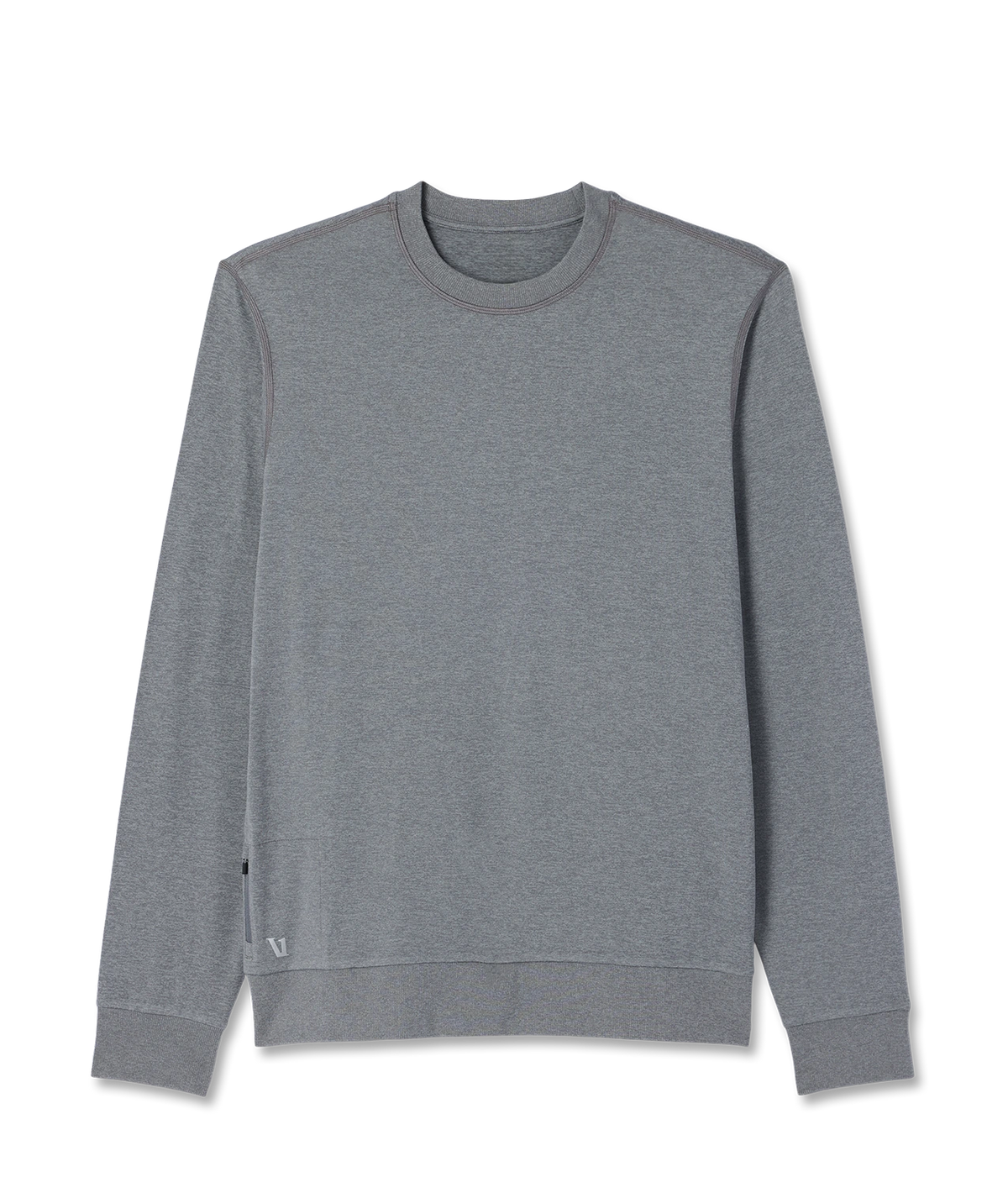 Vuori Ponto Performance Crew Men’s in Grey Heather