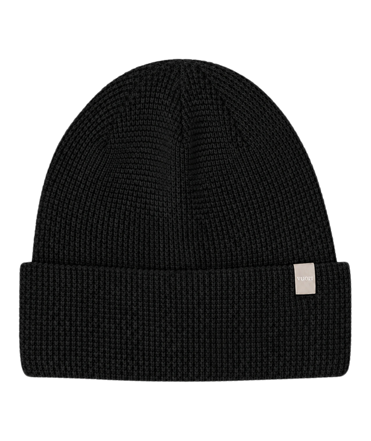 Vuori Alpine Waffle Beanie 2.0 in Black